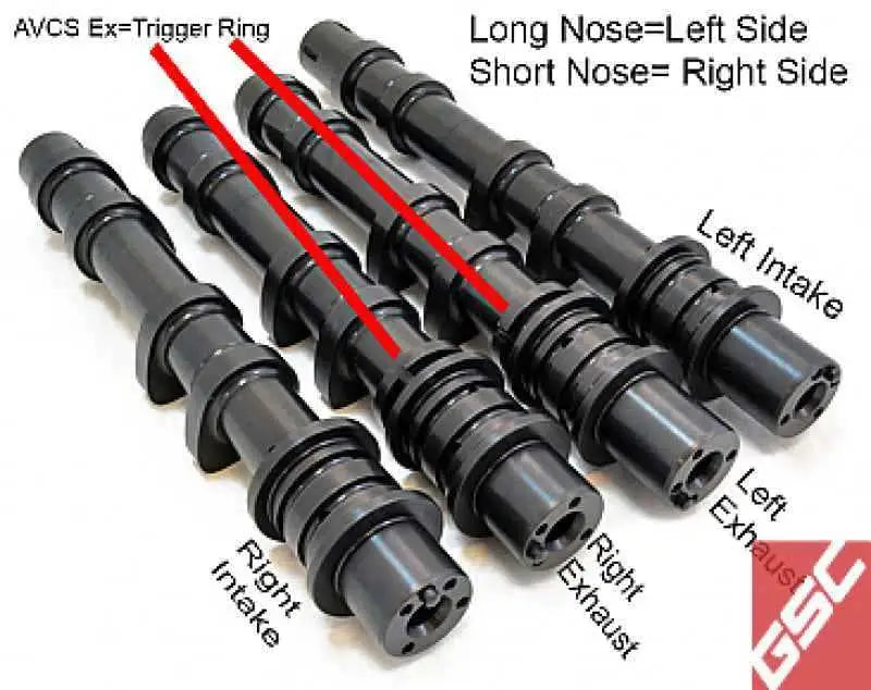 GSC P-D S2 08+ STi 272/272 **LEFT EXHAUST CAM ONLY** Billet 7026S2LEX