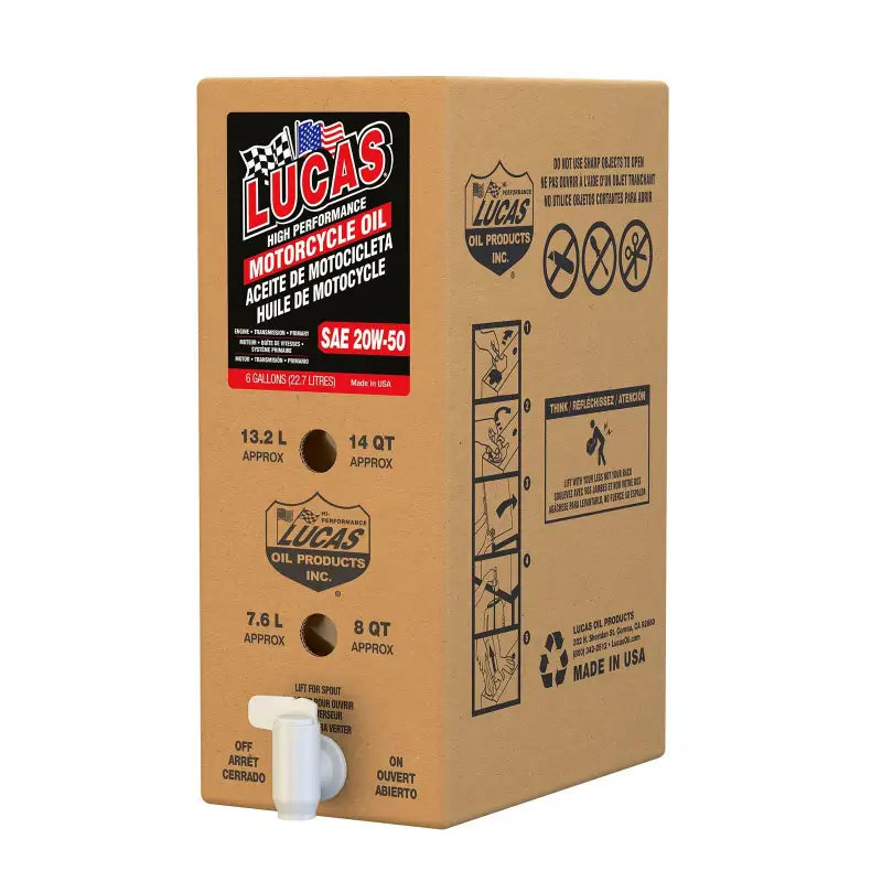 High Perf 4t Min Engine Oil 20w50 6 Gal Box 58-50241
