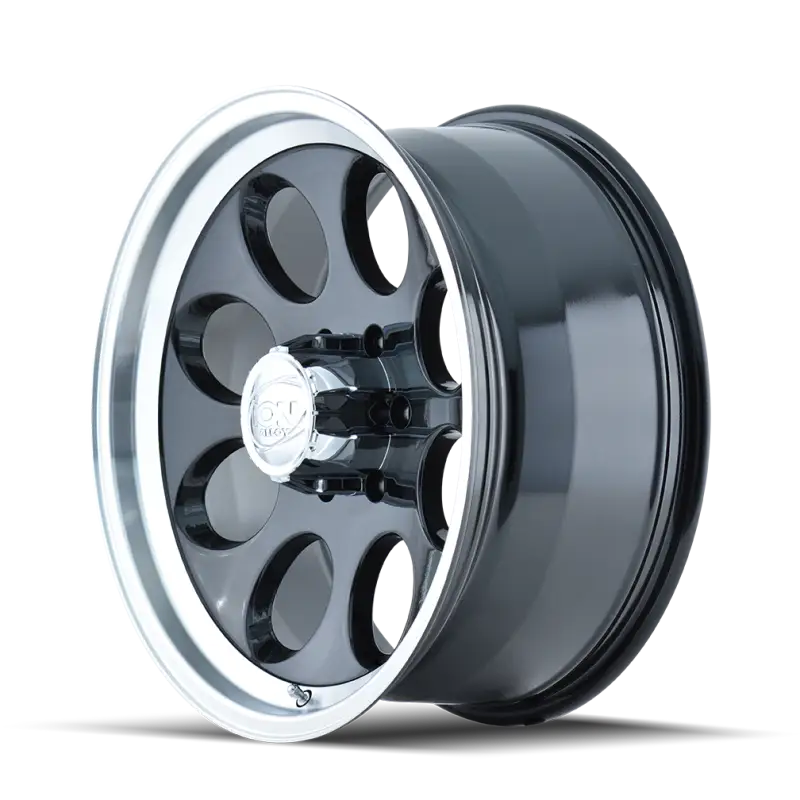 ION Type 171 18x9 / 6x139.7 BP / 0mm Offset / 106mm Hub Black/Machined Wheel ion171-8983b
