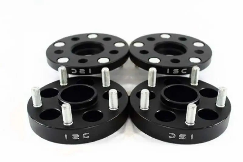 ISC Suspension 5x114.3 Hub Centric Wheel Spacers 20mm Black (Pair) ws5x11420b
