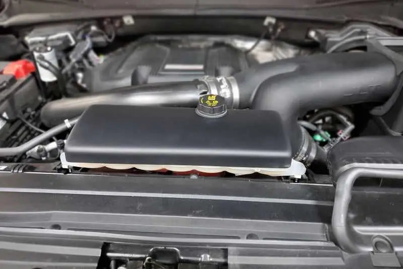 JLT 15-19 Ford F-150/Raptor Black Textured Coolant Tank Cover jltctc-f150-15