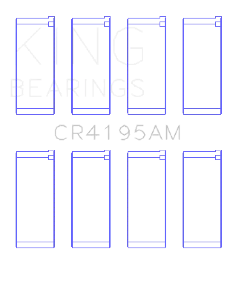 King Chrysler 420A (Size Standard) Connecting Rod Bearing Set kingcr4195am