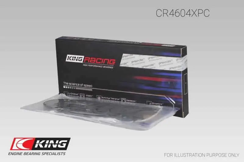 King Ford 2.3L Duratec Mazda L3-VDT MZR Turbo Connecting Rod Bearing Set cr4604xpc