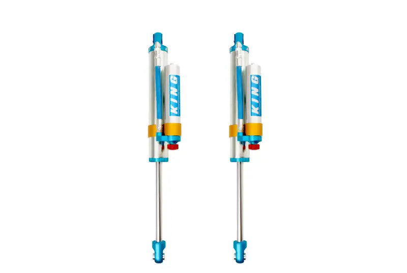 King Shocks 2005+ Ford F-250/F-350 4WD Rear 2.5 Dia Piggy Hose Reservoir Shock w/Adjuster (Pair) kin25001-171a