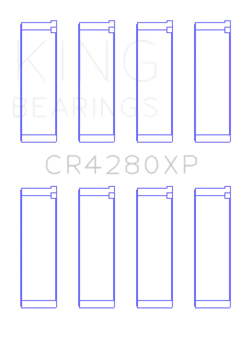 King Subaru WRX/STi EJ20/EJ22/EJ25 48mm Rod (Size STD) Performance Rod Bearing Set kingcr4280xp