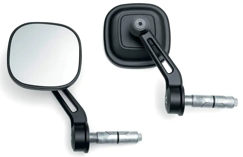 Kuryakyn Dillinger Bar End Mirrors Black - 6657 kur6657