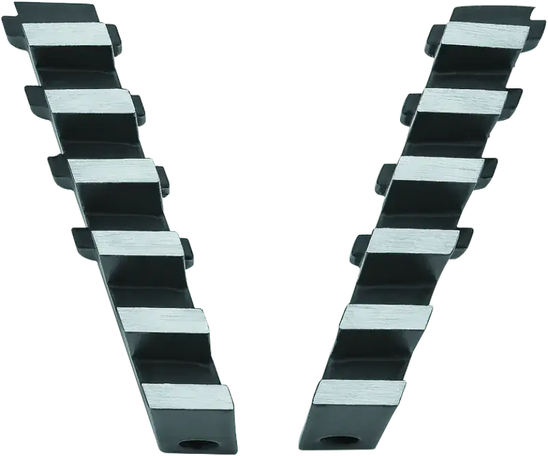 Kuryakyn Exhaust Port Fillers For Indian Black & Raw kur7187