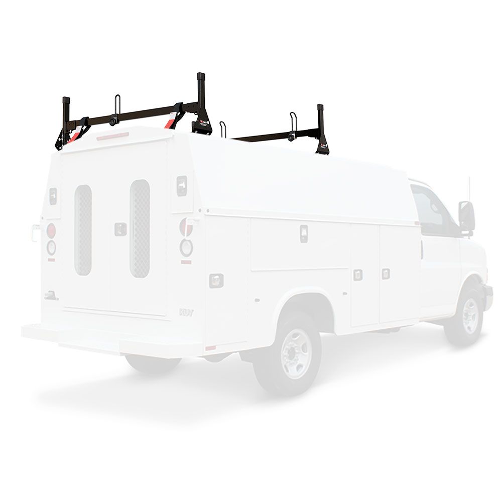 Vantech 2 Bar Steel 72" Knapheide Kuv Ladder Rack White Model H51002358W