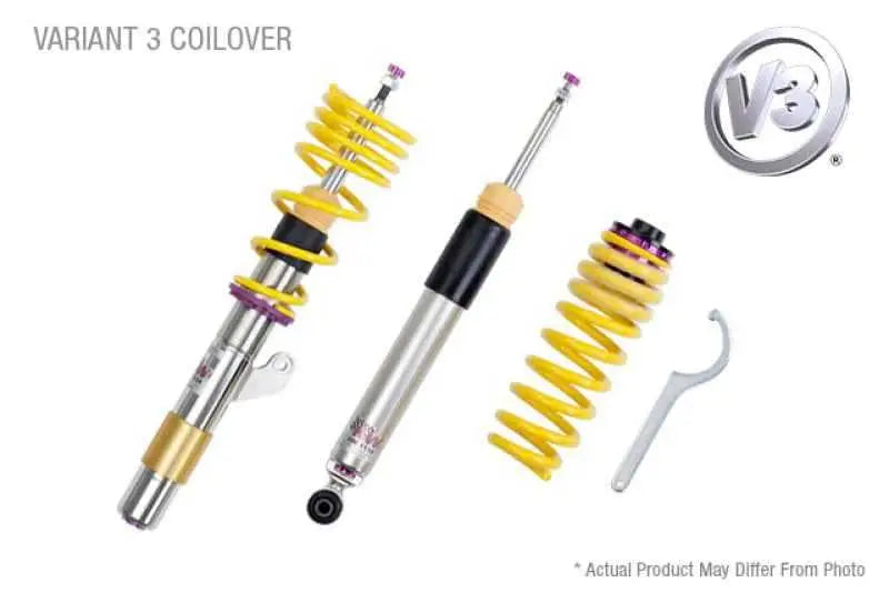 KW Coilover Kit V3 Inox VW Golf VII w/ DCC 2WD Hatch 3528000r