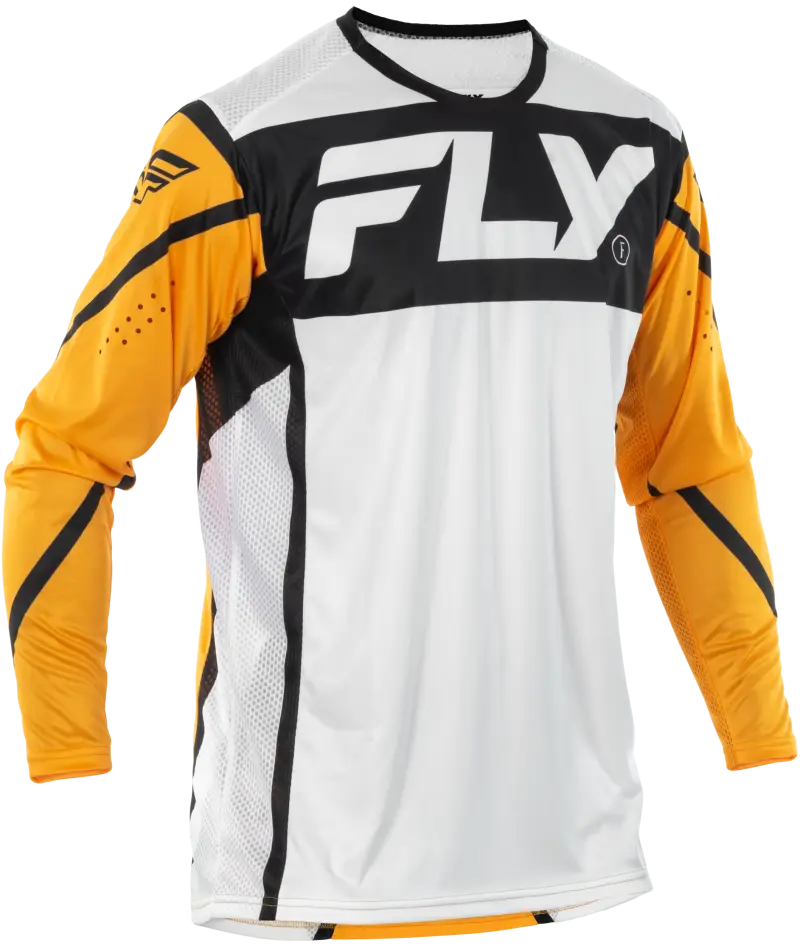 Lite Jersey White/Black/Mustard Sm 378-723s