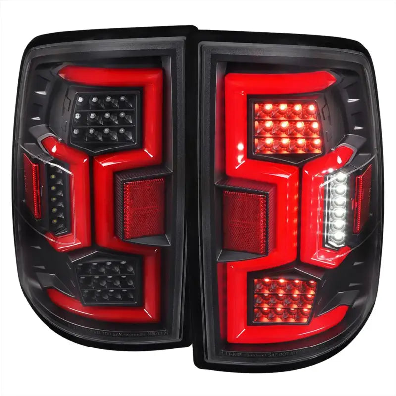 LT-RAM1925JRLD-SQ-TM Spec-D Tunin 2500 3500 Tail Light With Red Led sdt25jrldsqtm