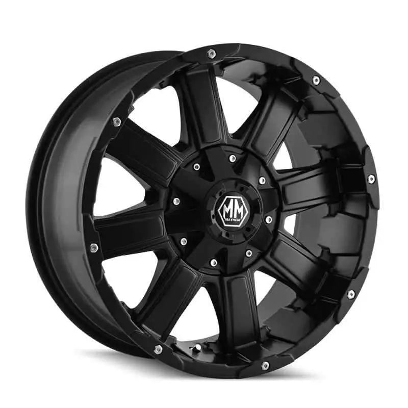 Mayhem 8030 Chaos 20x9 / 6x135 BP / 18mm Offset / 106mm Hub Matte Black Wheel 8030-2937mb18