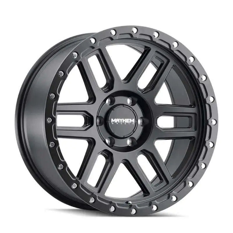 Mayhem 8304 Delta 17x9 / 6x139.7 BP / 0mm Offset / 106mm Hub Matte Black Wheel 8304-7983mb