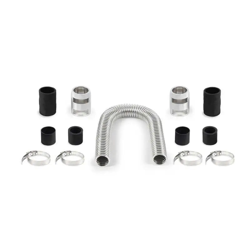 MMAH-U24C Mishimoto 24in Flexible Radiator Hose Kit Chrome mmah-u24c