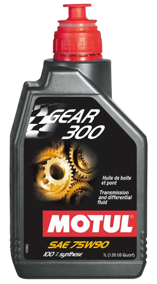 Motul 1L Transmission GEAR 300 75W90 - Synthetic Ester - Case of 12 105777