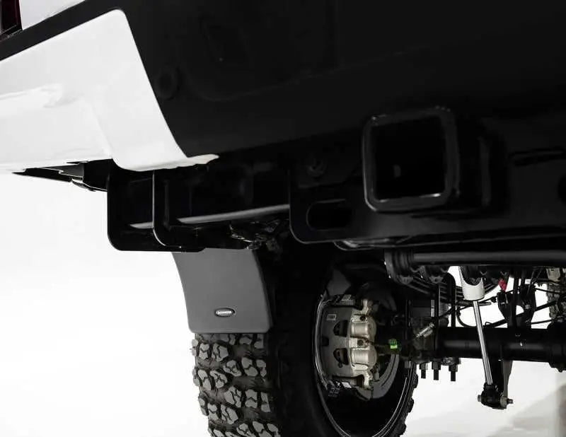 MUD-30040 Bushwacker 14-21 Toyota Tundra Trail Armor Rear Mud Flaps (Fits Pocket Style Flare) busmud-30040
