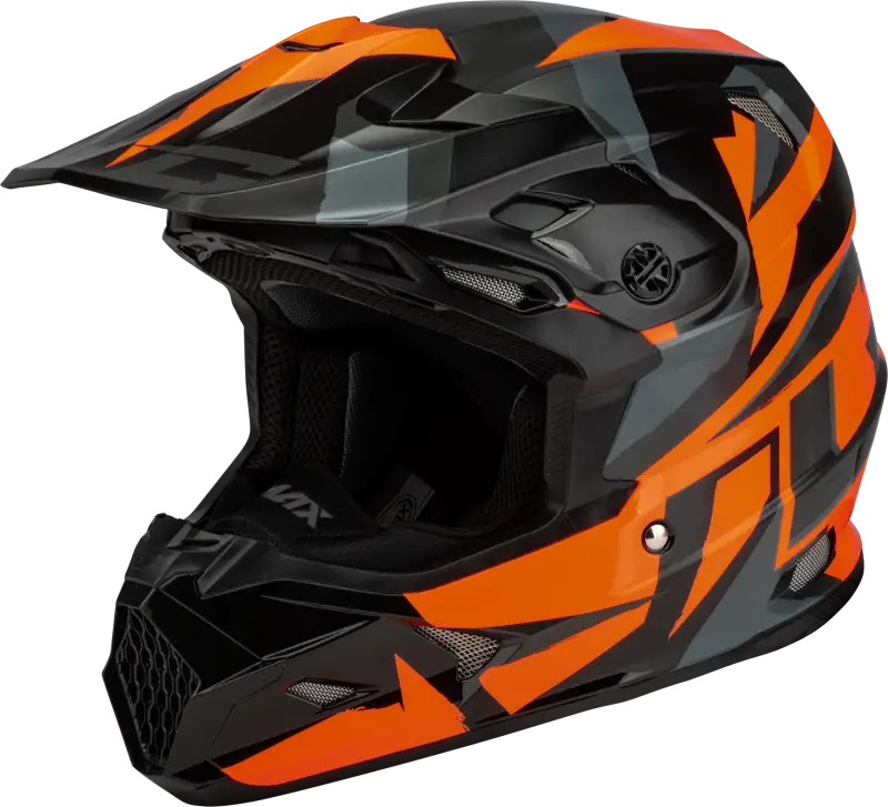 Mx 96s Splinter Helmet Black/Orange 2x 72-73772x