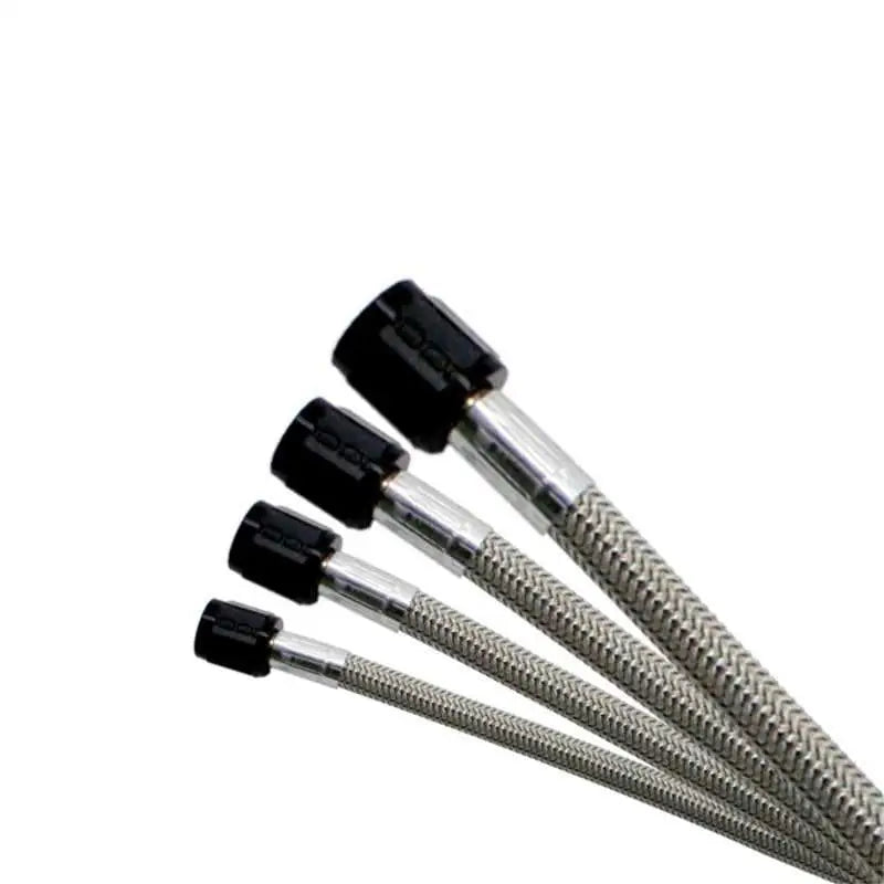 Nitrous Express 3AN 24in SS Braided Hose - Black 10024