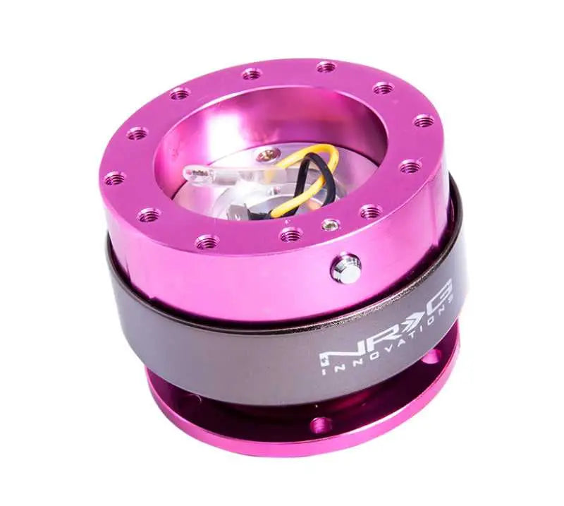NRG Quick Release Gen 2.0 - Pink Body / Titanium Chrome Ring srk-200pk