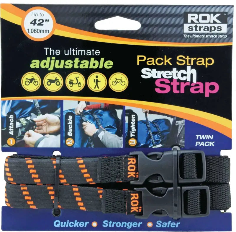 Pack Strap Black/Orange 12"X42"X5/8" wps-29-2513