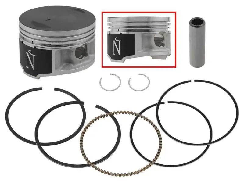 Piston Kit Nikasil Cyl 70.47/+.50 Yam wps-184-40222