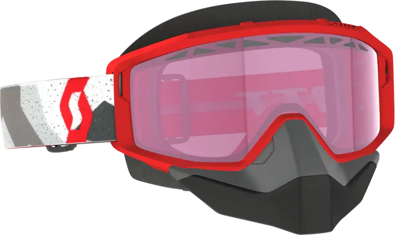 Primal Snow Cross Goggle Camo White/Red Rose Tint 51-5661