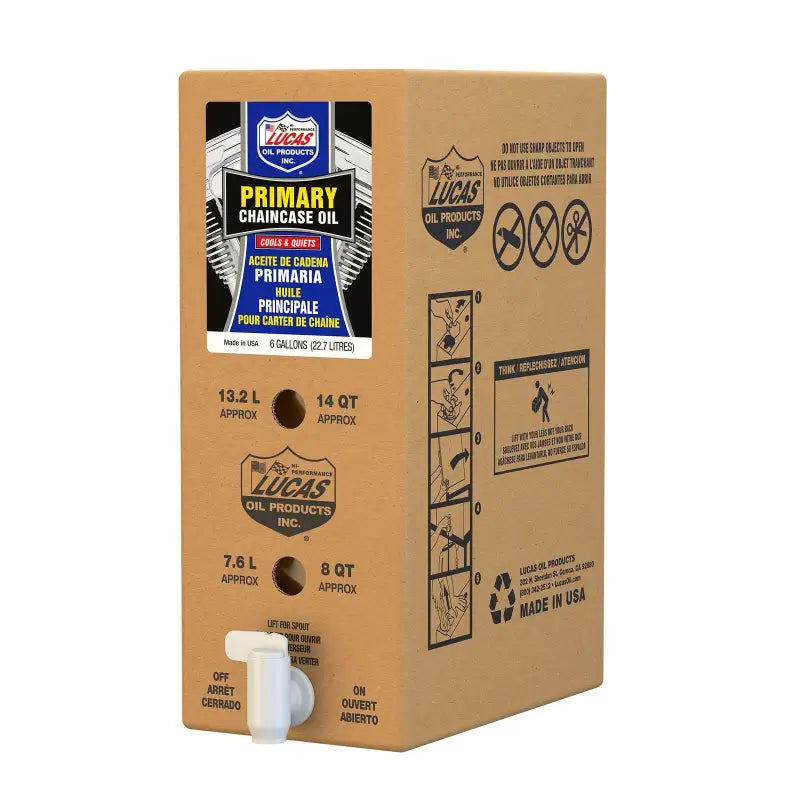 Primary V Twin Chaincase Oil 6 Gal Box 58-50203