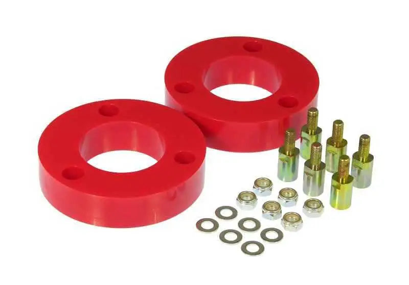 Prothane 04-08 Nissan Titan Front Coil Spring 2in Lift Spacer - Red 14-1701