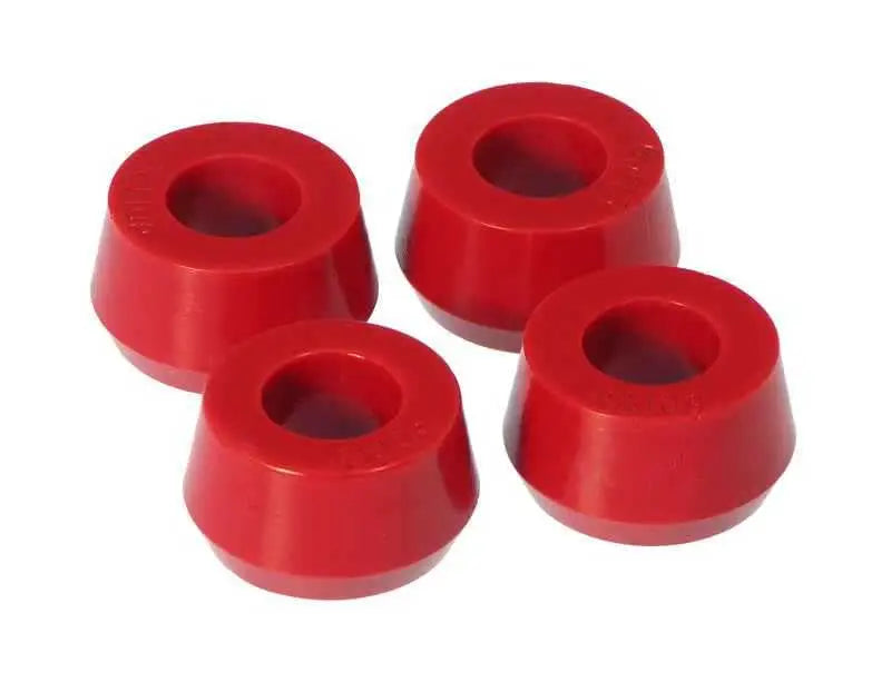 Prothane Universal Shock Bushings - Large Hourglass - 11/16 ID - Red 19-917