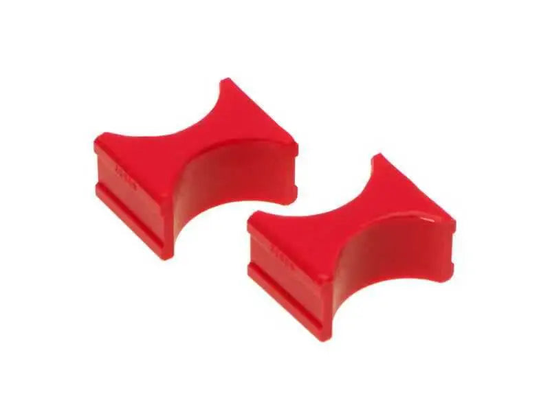 Prothane Universal Shock Reservoir Mounts - 2.0/2.0 Diameter - Red 19-1721