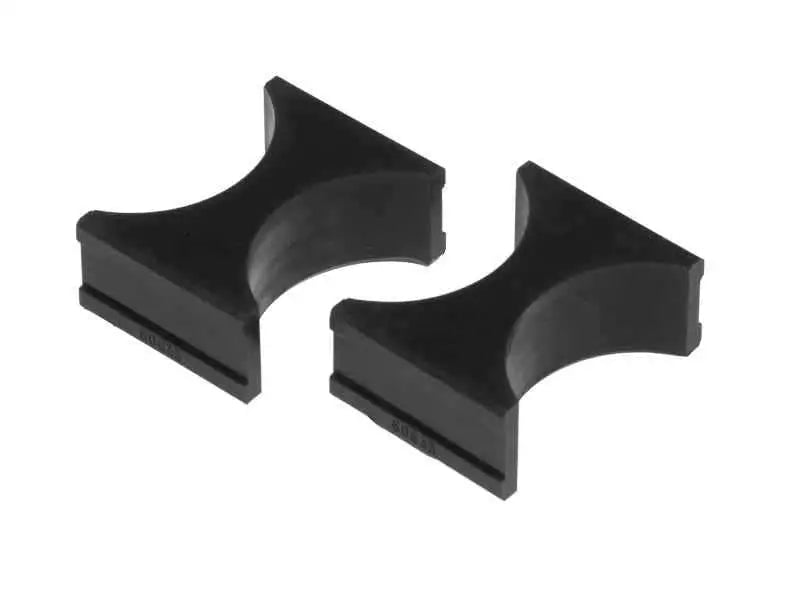 Prothane Universal Shock Reservoir Mounts - 2.5/2.5 Diameter - Black 19-1722-bl