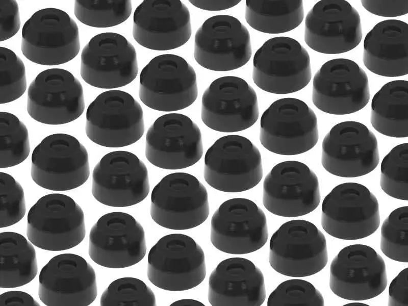 Prothane Universal Tie Rod End Boots .550X1.438in - Black 19-1813-bl