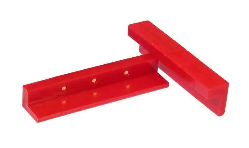 Prothane Universal Vice Pads Soft Jaw Kit - Red 19-1450