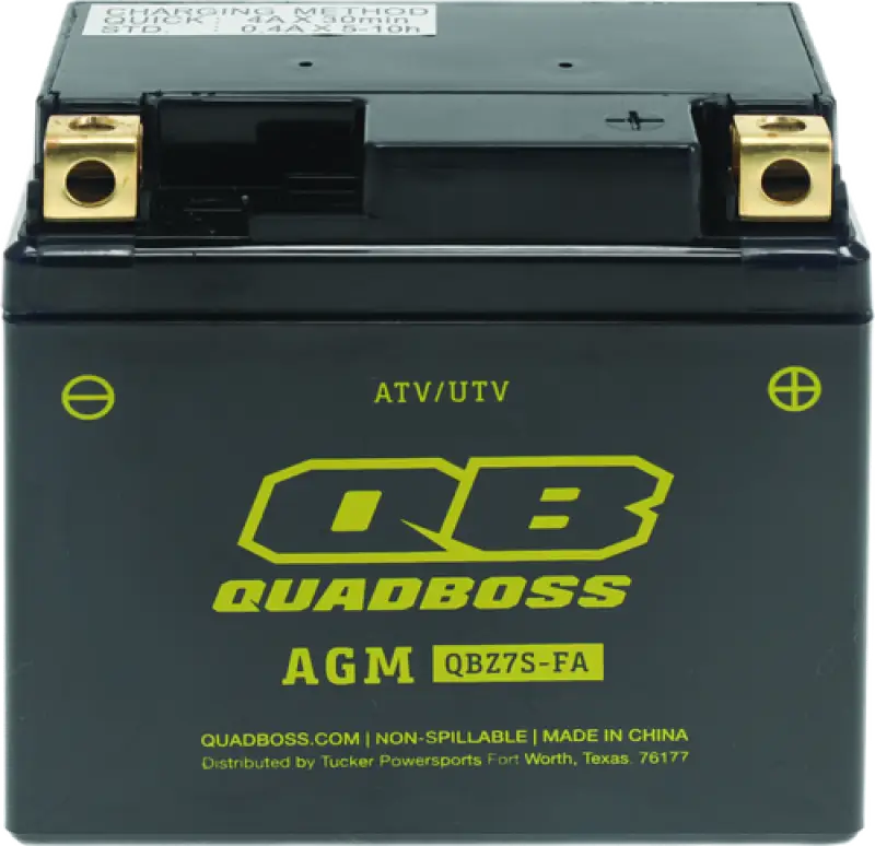 QuadBoss 06-08 Arctic Cat 50 DVX Maintenance-Free AGM Battery - 401376 qbs401376