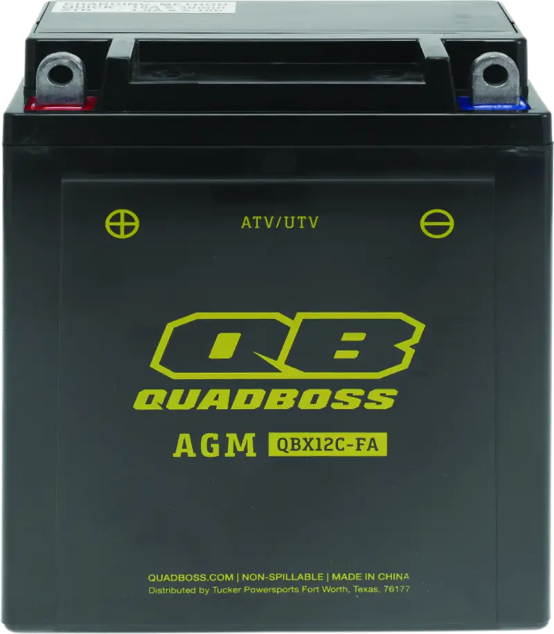QuadBoss 89-04 Yamaha YFA-1 Breeze 125 Maintenance-Free AGM Battery - 401382 qbs401382