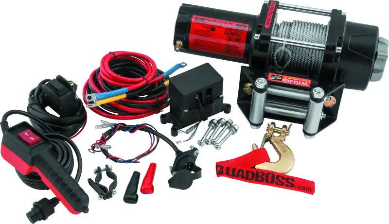 QuadBoss Winch 2500Lb W/Cable - 608700 qbs608700