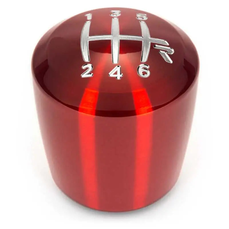 Raceseng Ashiko Shift Knob (Gate 3 Engraving) M10x1.5mm Adapter - Red Translucent 08311rt-08013-081103