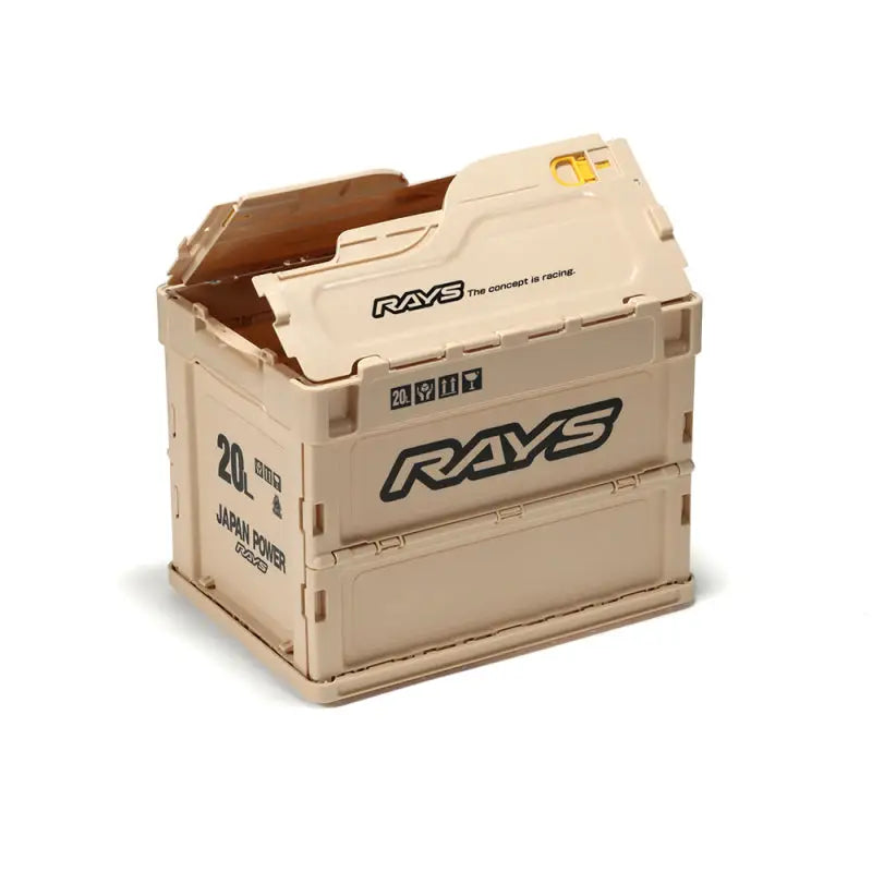 Rays Folding Container Box 23S 20L - Ivory raywrayscbox23si