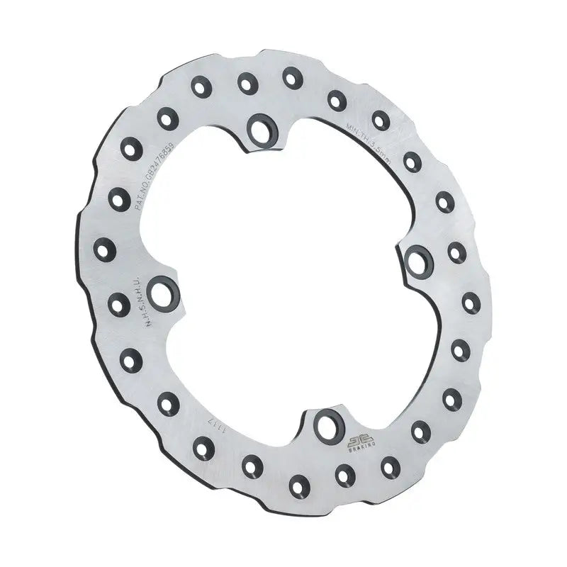 Rear Brake Rotor Ss Self Cleaning Hon wps-55-01117
