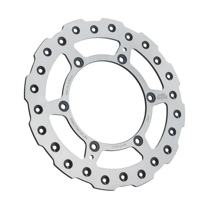 Rear Brake Rotor Ss Self Cleaning Yam wps-55-54061