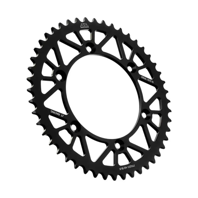 Rear Racelite Sprocket Alum 48t 520 Blk Hon/Yam wps-554-25148bk