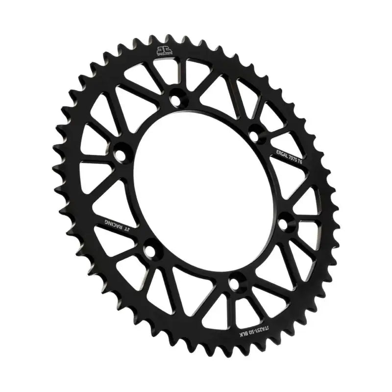 Rear Racelite Sprocket Alum 50t 520 Blk Hon/Yam wps-554-25150bk