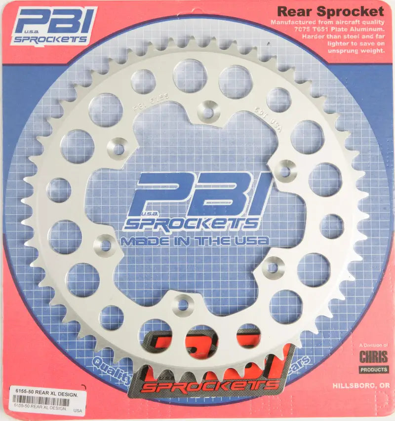 Rear Sprocket Aluminum 50t 520 Kaw/Suz wps-50-615550