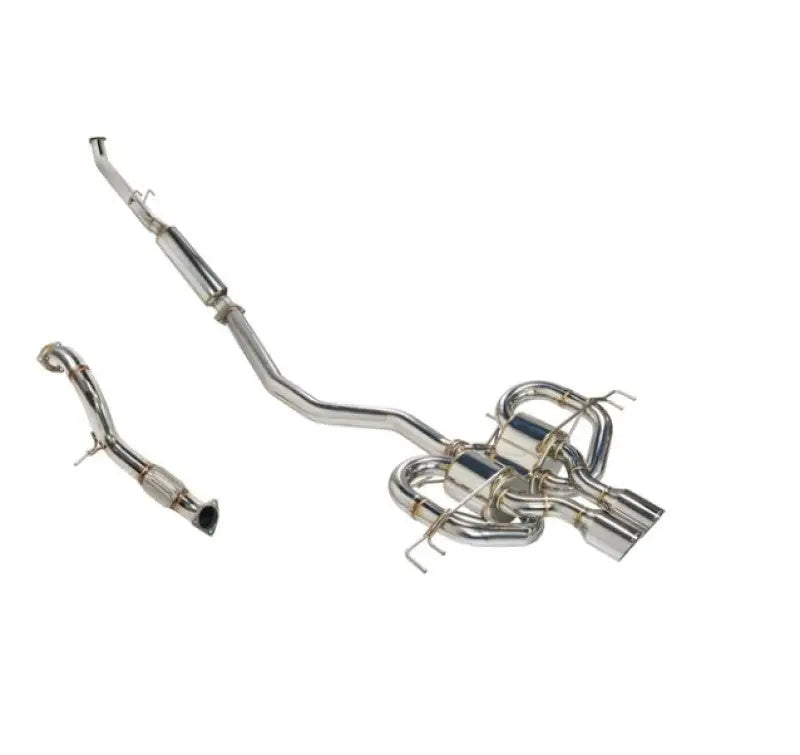 Remark 17-21 Honda Civic Type R FK8 Sports Touring CatBack Exhaust/Front Pipe - Stainless Steel remrk-c2076h-01l