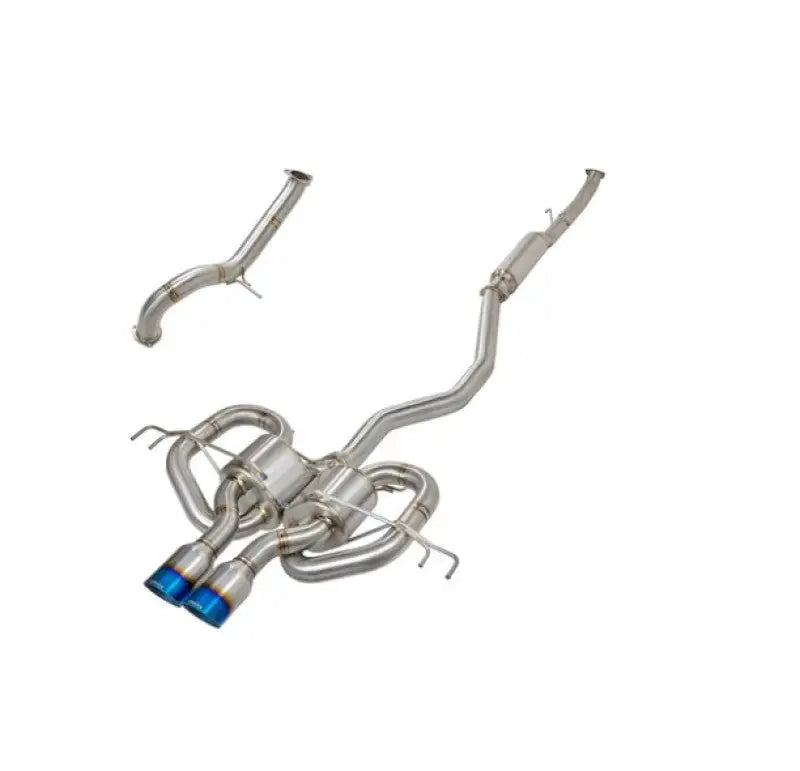 Remark 17-21 Honda Civic Type-R (FK8) Sports Touring Titanium Catback Exhaust w/ Front Pipe remRK-C2076H-01LT