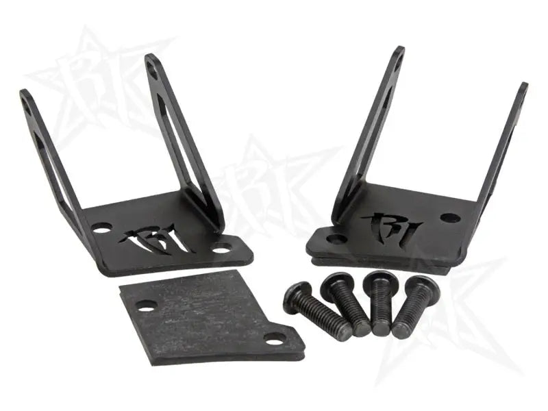 Rigid Industries Jeep JK - A-Pillar Mount Kit - Mounts set of Dually/D2 rig40331