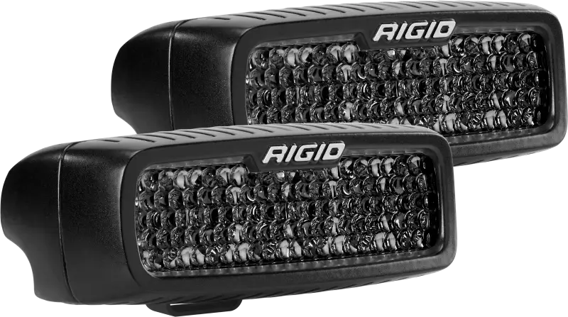 Rigid Industries SR-Q Series PRO Midnight Edition - Spot - Diffused - Pair rig905513blk