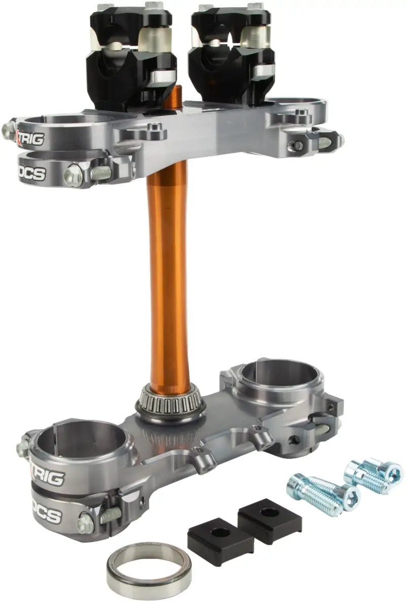 Rocs Tech Clamp Set Grey Suzuki 21.5mm wps-138-2141