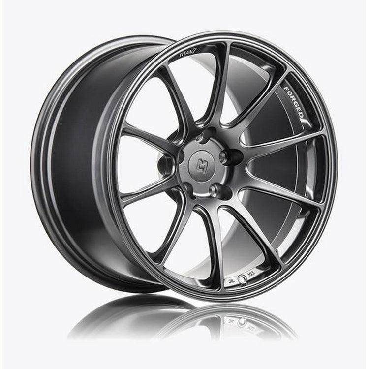 Titan 7 19 Inch T-S7 Hybrid Dark Machine Forged Wheels For Audi A3, S3