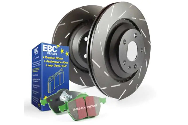 S2KF1464 Stage 2 Kits Greentuff 2000 and USR Rotors ebcs2kf1464